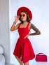 Corset dress "MARAKUJA A1160" - RED